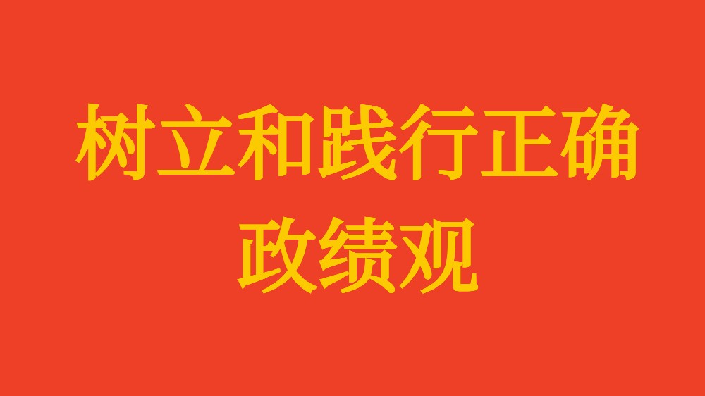 實(shí)干擔(dān)當(dāng) 為民造?！?xí)近平總書記引領(lǐng)全黨樹立和踐行正確政績(jī)觀